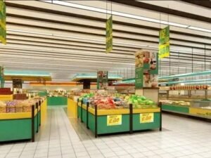 Stromversorgungssystem des Supermarktgebäudes